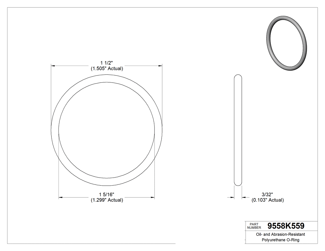 Technical drawing - 9558K559